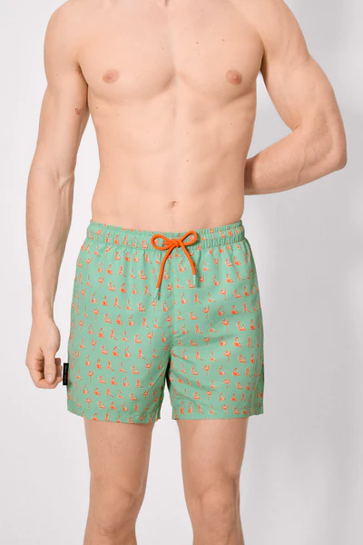 Costume da bagno intero con stampa fenicotteri - immagine 4