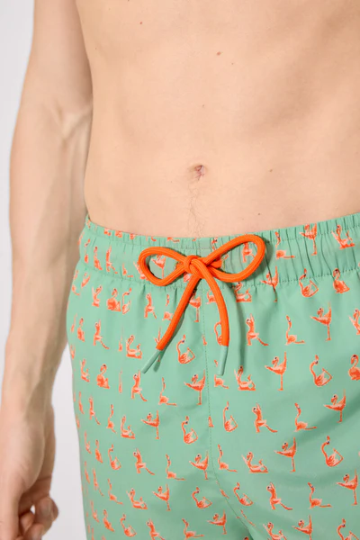 Costume da bagno intero con stampa fenicotteri - immagine 2